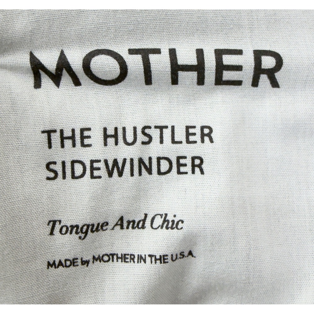 MOTHER The Hustler Sidewinder Jeans Size 29 Tongue and Chic High Rise Slit Hem - Picture 8 of 13